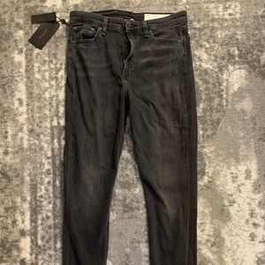 Rag and Bone Women’s Nina High-rise Ankle Skinny Jeans, Royal Oak, NEW with tag